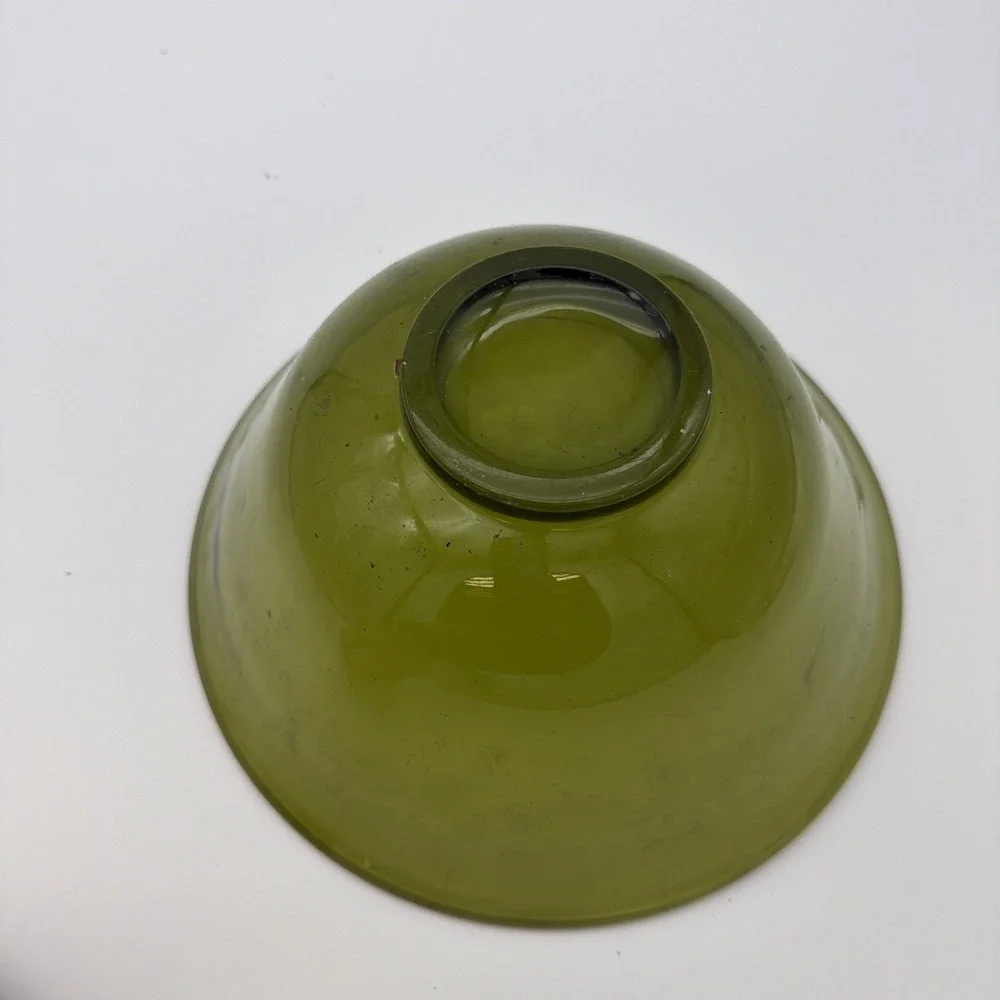 Vtg Green Bowl‎ 10 X 5